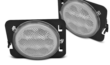 LED повороти бічні JEEP WRANGLER JK хромовані фото