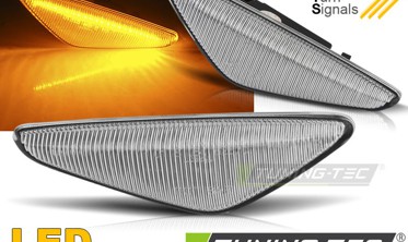 Динамічні LED повороти бічні X5 E70/X6 E71/X3 F25 білі фото