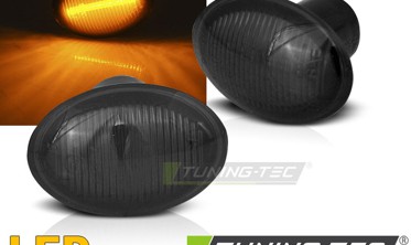 Диодные повторители поворотов FIAT 500 / FORD KA / LANCIA YPSILON тонированные фото