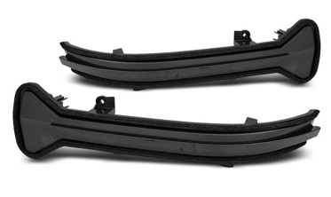 LED повороты боковые в зеркала BMW G30 / G31 / G11 / G12 тонированные фото