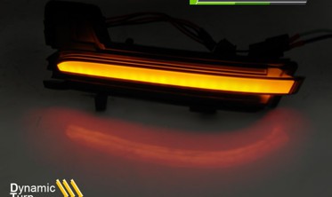 LED повороты боковые в зеркала SKODA KODIAQ / KAROQ тонированные фото