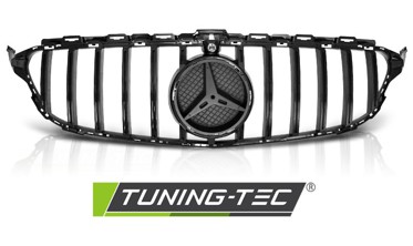 Решітка радіатора MERCEDES W205 в стилі GT-R чорна глянсова фото
