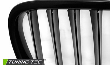 Решетка (ноздри) BMW X1 E84 LCI черные глянцевые фото