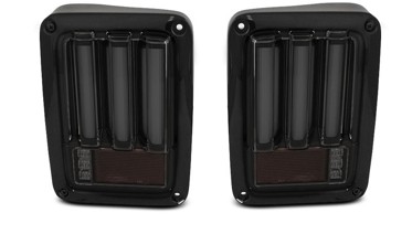 Тонированные LED фонари задние CHRYSLER JEEP WRANGLER JK фото