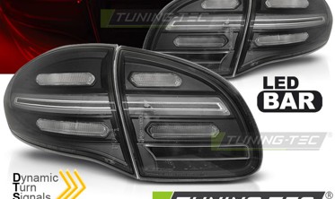 Черные задние диодные фонари PORSCHE CAYENNE 2010-2015 фото