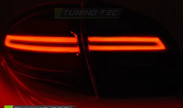 Діодні тюнінг ліхтарі задні PORSCHE CAYENNE 958 RED WHITE фото