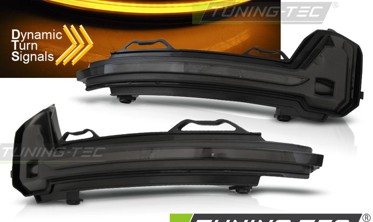 LED повороты в зеркала VW TIGUAN II тонированные фото