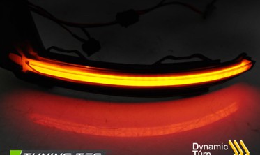 LED повороты в зеркала VW TIGUAN II тонированные фото