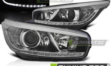 Led фары передние KIA CEED II С ЧЕРНЫМ КОРПУСОМ фото