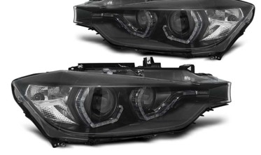 Фары передние BMW F30 / F31 LED ANGEL EYES (под ксенон) фото