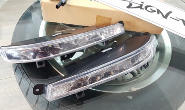 DRL ходовые огни MERCEDES W221 бампер AMG фото