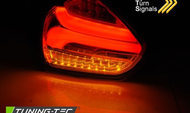 Задні ліхтарі Ford Focus MK3 LED SMOKE RED (динамічний поворот) фото