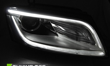 Передние тюнинговые фары AUDI Q5 рестайл с DRL фото