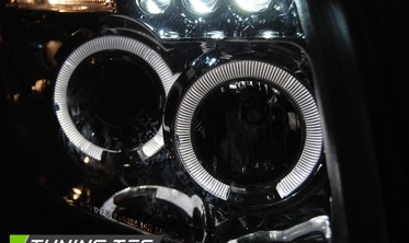 Передні тюнінг фари DODGE CALIBER ANGEL EYES фото