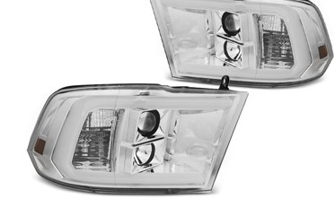Передні лінзовані фари DODGE RAM TUBE LIGHT фото
