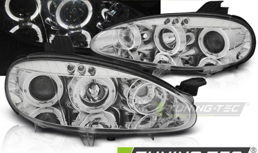 Передні тюнінг фари MAZDA MX5 ANGEL EYES фото