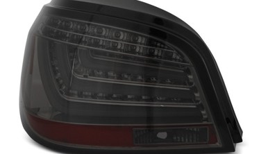 Задние тюнинговые фонари BMW 5 E60 07-10 LED BAR тонированные фото