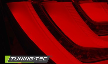 Задние тюнинговые фонари BMW 5 E60 07-10 LED BAR тонированные фото
