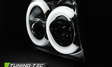Тюнинг фары передние JEEP GRAND CHEROKEE WK дорестайл TUBE LIGHT фото