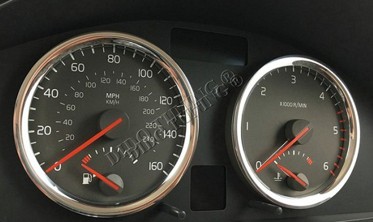 Кольца в щиток приборов Volvo S40  фото
