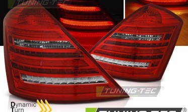 тюнинговые задние фонари MERCEDES S-class W221 в стиле W222 фото