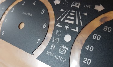 Шкала-замінник миль на км BMW F01, F02, F06, F07, F10, F11, F12, X3 фото