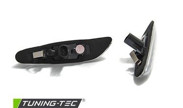 Хром повороты в крилья диодные BMW E46 / E60 / E81 / E90 / Е93 фото