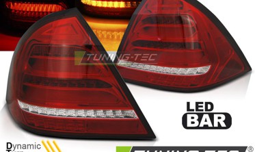 Светодиодные задние фонари MERCEDES c-class W203 sedan  фото