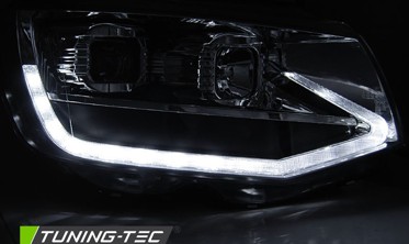 Тюниговые передние фары TUBE LIGHT VOLKSWAGEN T6  фото