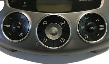 Декоративные кольца на ручки печки Toyota Rav 4 фото