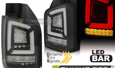 Комплект задних фонарей full led VW T6 дорестайл (модели с распашными дверьми) фото