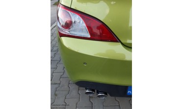 Насадка глушителя Buzzer ZZ2x91L двойная круглая по 90 мм фото