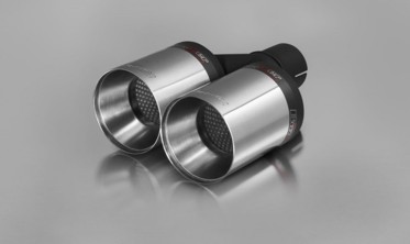 Насадка на глушитель двойная Buzzer ZZ2X99LS (матовая) фото