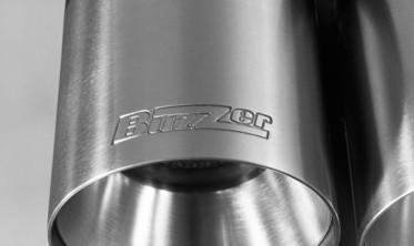 Насадка на глушитель двойная Buzzer ZZ2X99RS (матовая) фото