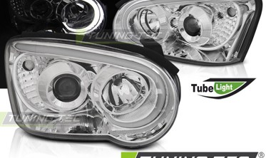Диодные передние фары SUBARU IMPREZA II GD 2003-2005 фото
