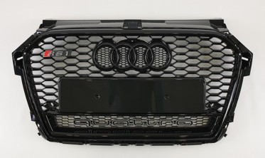 Тюнінгова решітка радіатора Audi A1 2014-2018 в стилі RS1 QUATTRO фото