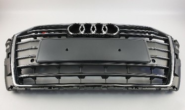 серая решетка радиатора AUDI A3 8V рестайл стиль S-line фото