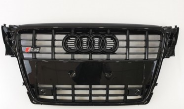 чорна решітка радіатора AUDI A4 B8 дорестайл в стилі S-line фото
