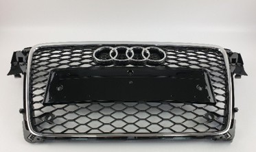 Тюнинговая решетка радиатора Audi A4 B8 дорестайл стиль RS  фото