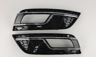 решетки переднего бампера Audi A4 B8 послерестайл в стиле RS фото