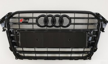 черная решетка радиатора в стиле S-line AUDI A4 B8 рестайл фото