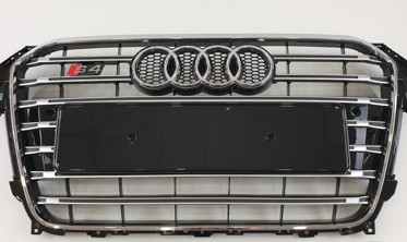 Тюнінгова решітка радіатора стиль S-line AUDI A4 B8 післярестайл фото