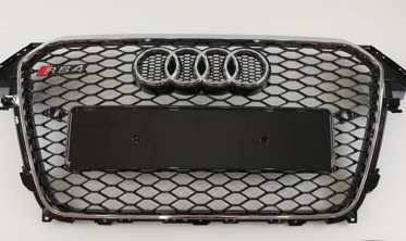 Радіаторна решітка в стилі RS для Audi A4 B8 післярестайл фото