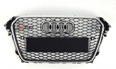 тюнінгова решітка радіаторна стиль RS для AUDI A4 B8 післярестайл фото