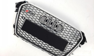 тюнінгова решітка радіаторна стиль RS для AUDI A4 B8 післярестайл фото