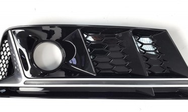 боковые решетки переднего бампера Audi A4 B9 стиль S-line фото