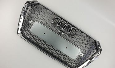 серая решетка радиатора в стиле RS для AUDI A4 B9  фото