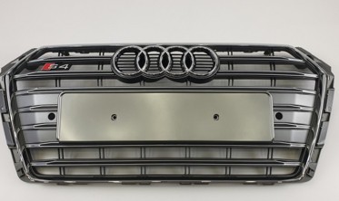 Тюнинговая радиаторная решетка стиль S-line для Audi A4 B9  фото