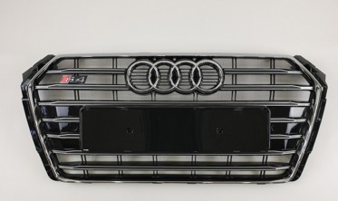 Тюнинговая решетка радиатора в стиле S-line для AUDI A4 B9 фото
