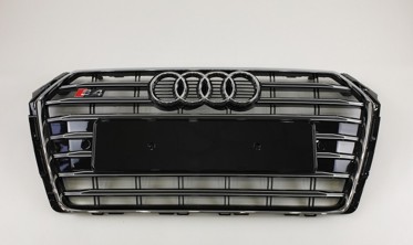 Тюнінгова решітка радіатора в стилі S-line для AUDI A4 B9 фото